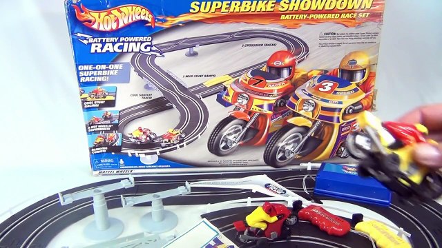 Hot Wheels Super Bike Showdown Slot Car Race Track