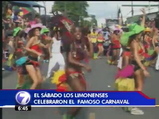 Limón se llenó de cultura este fin de semana con el tradicional carnaval