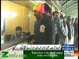 Shahbaz Sharif stands in Queue to Buy Metro Bus Ticket, Travels Like common person. !