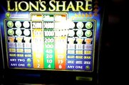 Lions Share slot machine, MGM casino, Las Vegas Dec 2011