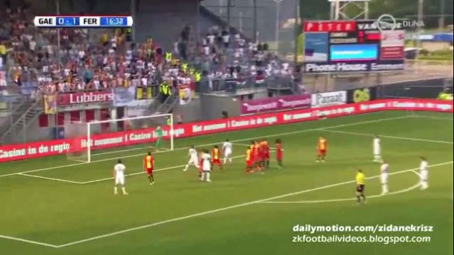 Varga Roland Free-kick chance - Go Ahead Eagles v. Ferencváros 02.07.2015