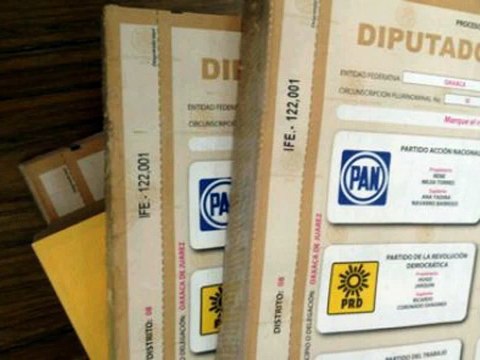 2012 IFE Detectan duplicados de boletas electorales
