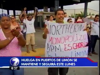 Presidente insiste en el diálogo para poner  fin a la huelga en los puertos de Limón  