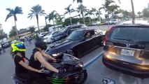 Miami Riding (SUZUKI GSXR 600, KAWASAKI ZX14, YAMAHA FZR6)