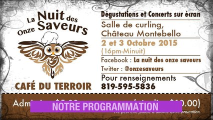 Notre programmation