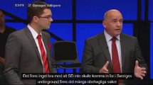Jimmie Åkesson SD i dansk TV debatt