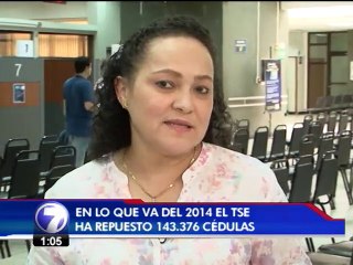 ¿Cuánto le cuesta al TSE la reposición de cédulas?