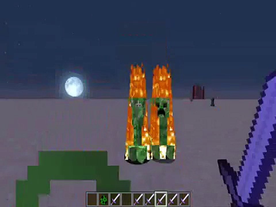 [Minecraft] No Mod Sword (en un commande block) {systéme Francais}