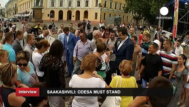 Губернатор Одессы Саакашвили: потерям область вся Украина окажется в беде