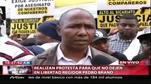 Protestan en el Palacio de Justicia para que Santos Solís siga en prisión