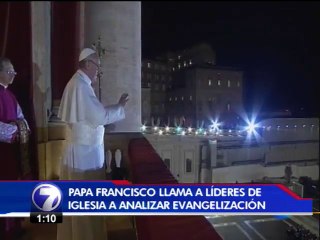 Papa Francisco llama a líderes de iglesia para analizar evangelización