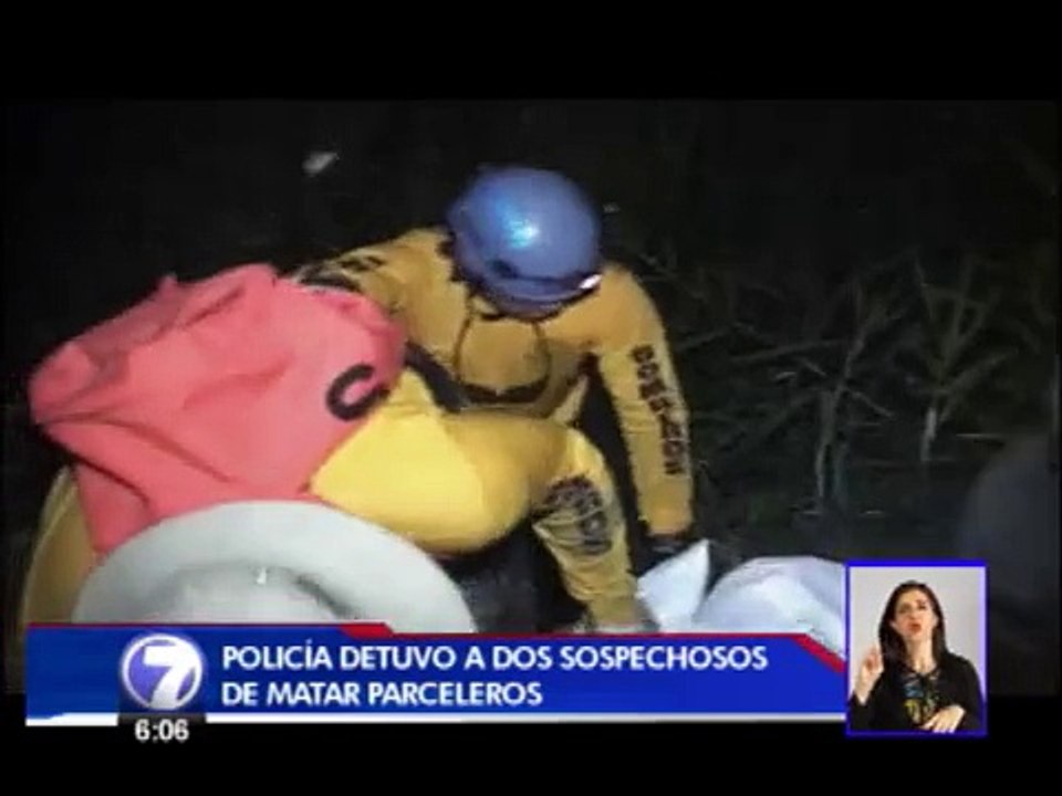Policía detiene dos sospechosos de asesinar parceleros en  Sixaola