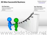 top business people 3d men successful free powerpoint templates presentation infographics slides