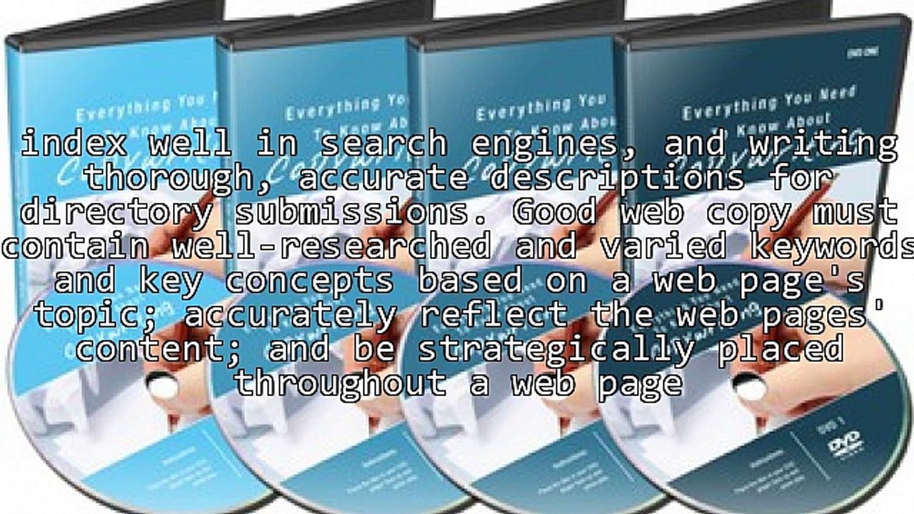 Copywriting For Search Engines & Directories