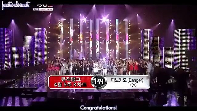 F(x) 1st win on KBS Music Bank ENG.SUB