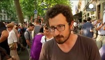 Francia in piazza per dimostrare solidarietà alla Grecia