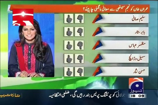 Should Imran Khan Apologize to Najam Sethi for his 35 Puncture Propaganda