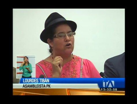 Así respondió la asambleísta Lourdes Tibán al ministro José Serrano