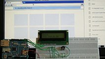 Arduino LCD Displays Text from Web Page