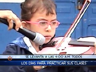 Una pequeña violinista ganó con su talento la oportunidad de estudiar en Estados Unidos