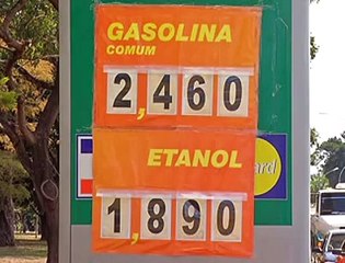 Jornal local: gasolina barata