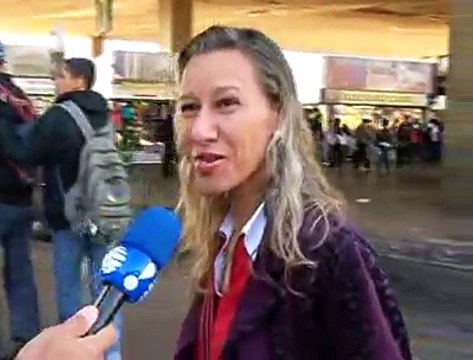 Jornal local: greve de onibus