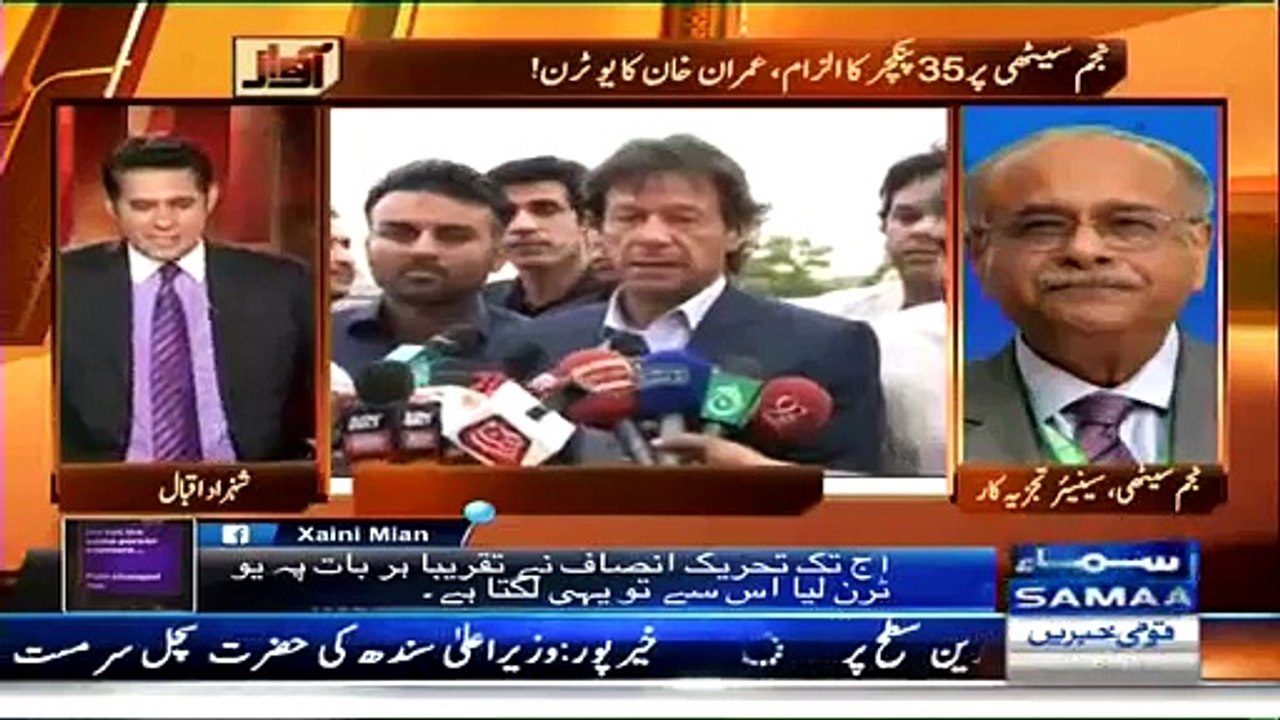 Imran khan Gumrah Hogaye Hain Gandi Siasat Main- Najam Sethi