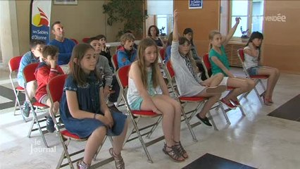 Les Sables d'Olonne : Les enfants découvrent la mairie