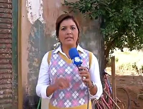 Jornal local: idosa abandonada