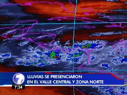 Lluvias de este sábado se deben a época de transición de verano a invierno, según IMN
