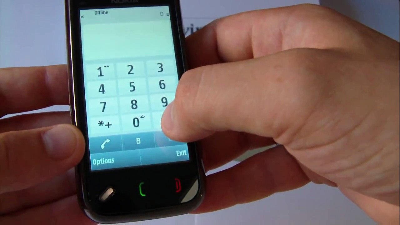 Nokia N97 mini Unlock & input / enter code