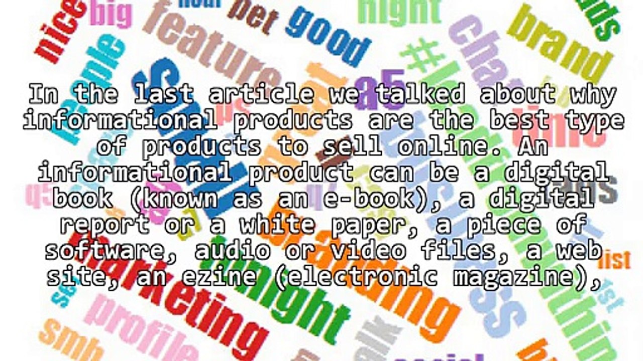 How To Create Your Own Info Product