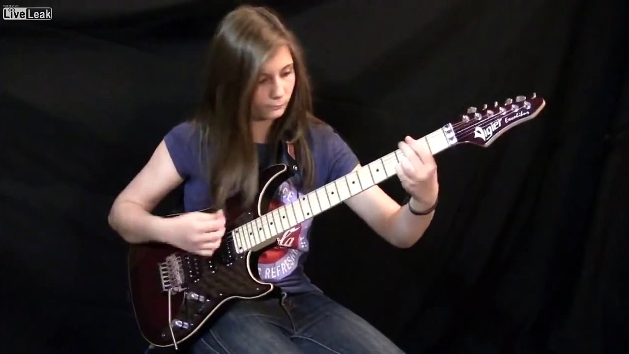 14 year old girl shreds Van Halen - Eruption Guitar Cover  [HD]