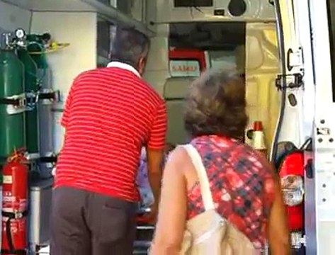 Jornal local: greve caos