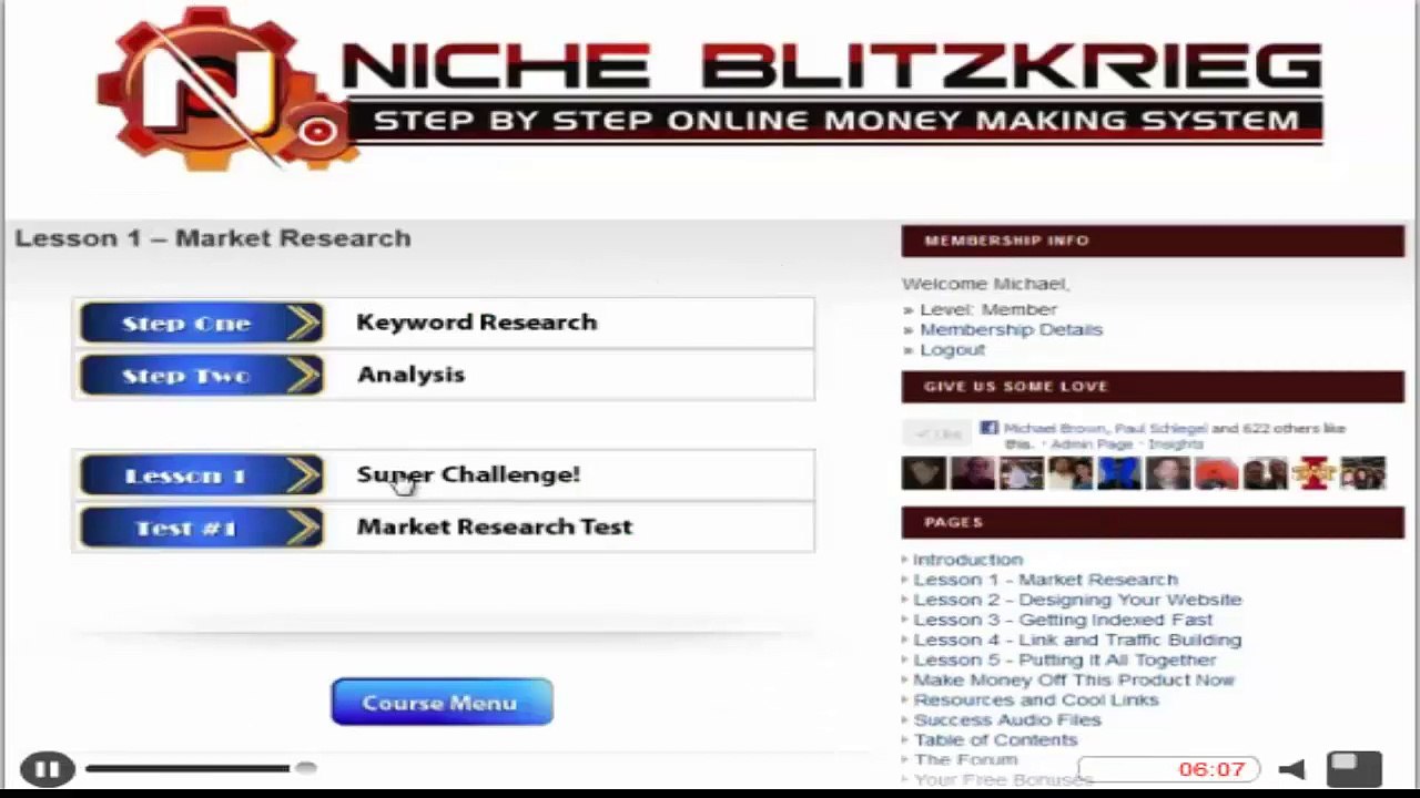 Niche  Blitzkrieg.
