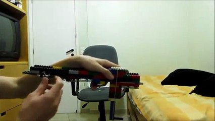 Arma de lego - Como fazer uma arma de lego - How to make a lego gun