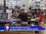 Compras de viernes negro mueven el comercio