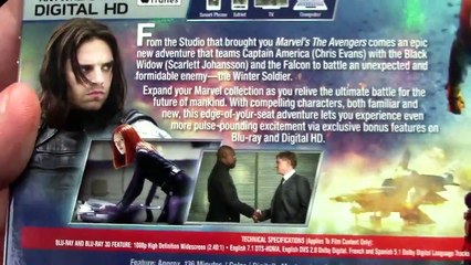 Captain America  The Winter Soldier 3D Blu Ray Combo Target Exclusive Review Unboxing