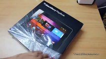 BlackBerry PlayBook 32GB unboxing and first boot