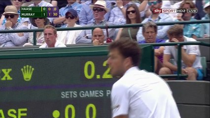 Andy Murray vs Robin Haase Wimbledon R2 Highlights HD