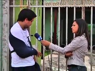 Jornal local: crueldade cachorrinha