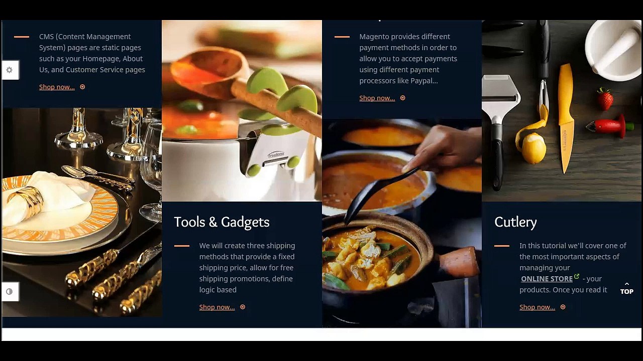 Responsive Magento Kitchen Template Review