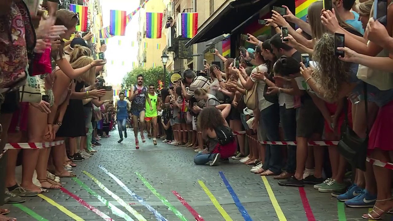 De salto alto