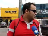 Jornal local: faixa de pedestre