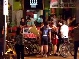 Jornal local: Manifestação saulo