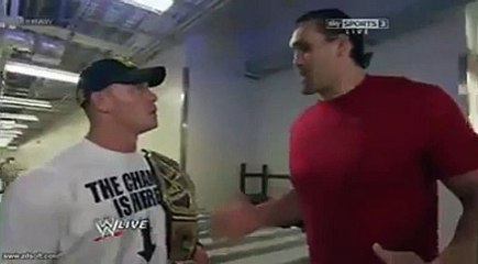 John Cena speaks Hindi With the Great Khali