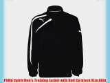 PUMA Spirit Men's Training Jacket with Half Zip black Size:XXXL