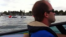 Extrem schnelles Motorboot auf dem Bodensee