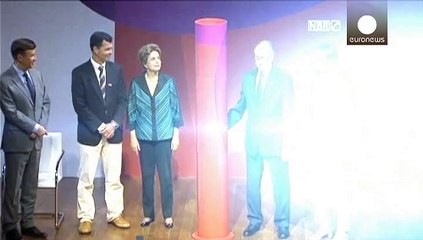 Presentación de la antorcha olímpica de Brasil 2016