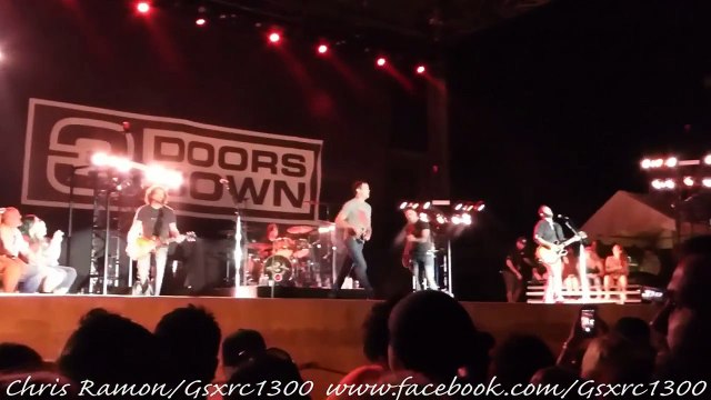 3 Doors Down - The Broken (NEW SONG) LIVE Corpus Christi, Tx. 7/3/15 [HD]